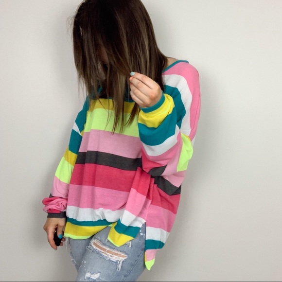 On The Horizon Striped Pullover - Picture 8 of 8